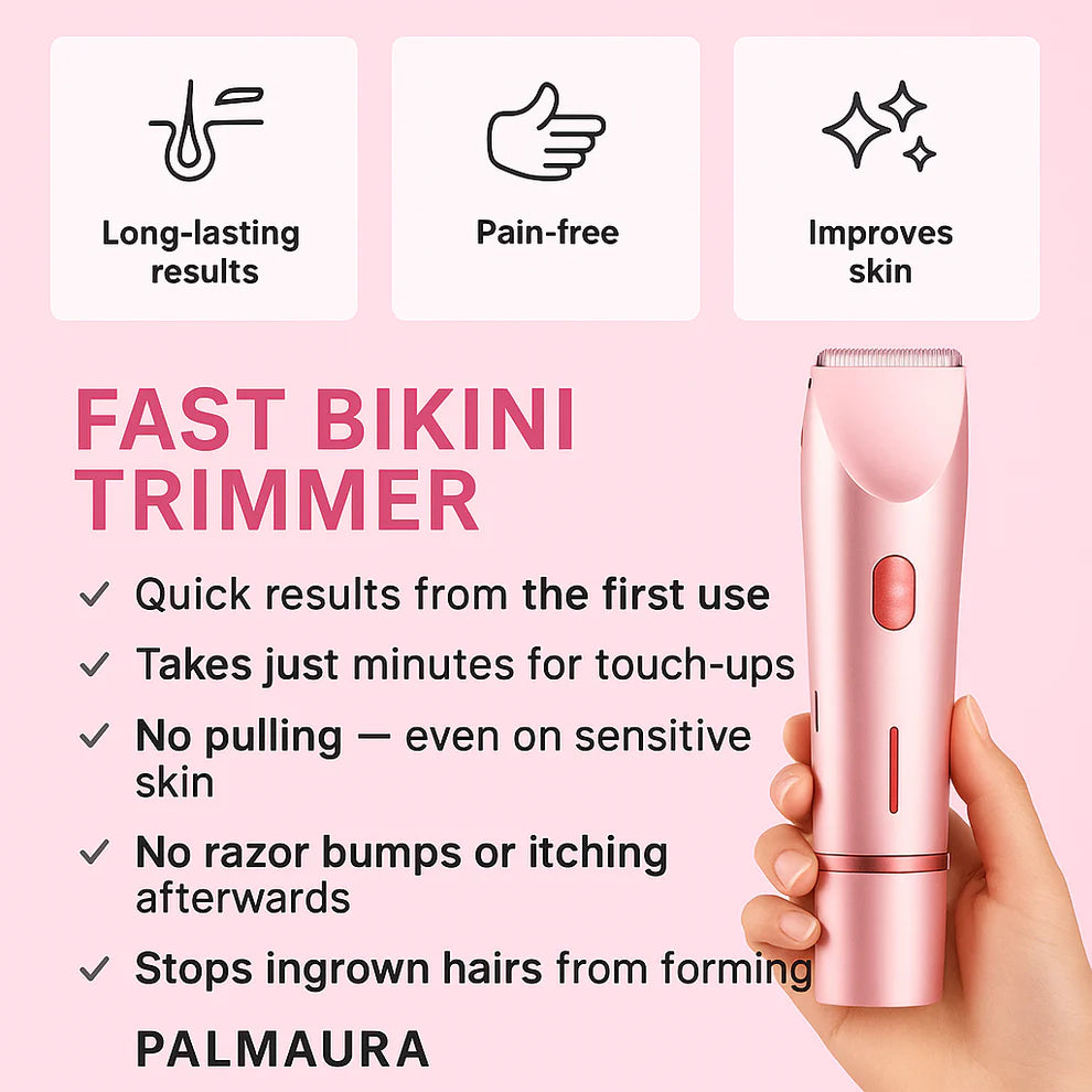 Pinterest Market™ - 2 in 1 Painless Bikini Hair Trimmer