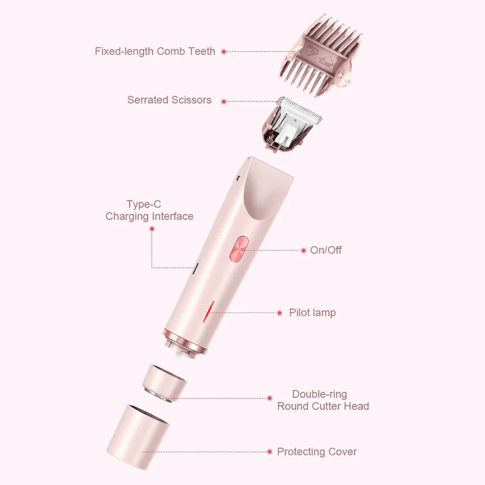 Pinterest Market™ - 2 in 1 Painless Bikini Hair Trimmer