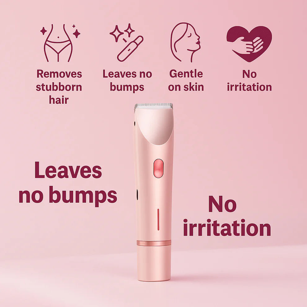 Pinterest Market™ - 2 in 1 Painless Bikini Hair Trimmer