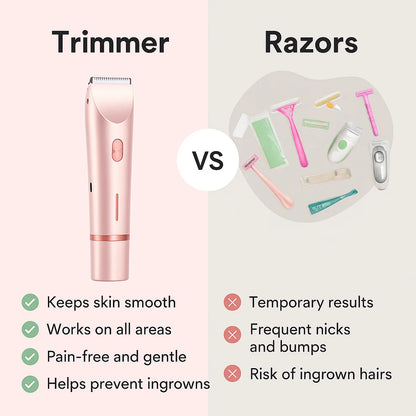 Pinterest Market™ - 2 in 1 Painless Bikini Hair Trimmer